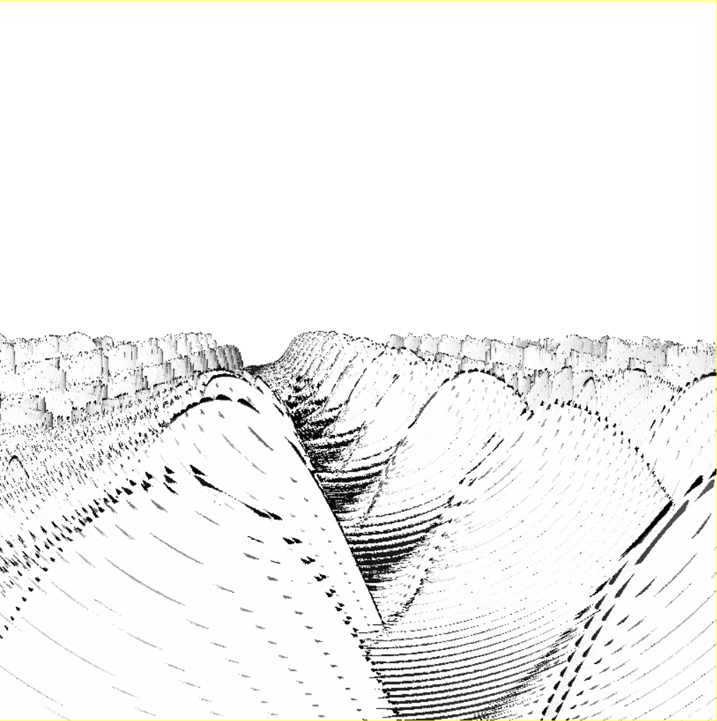 regular hills and valleys